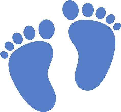 Baby Foot Vector Clipart Full Size Clipart 5785193 Pinclipart