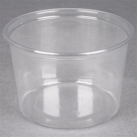 Choice Oz Ultra Clear PET Plastic Round Deli Container Pack