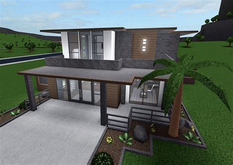 How To Build A Awesome Modern House In Bloxburg 50k B