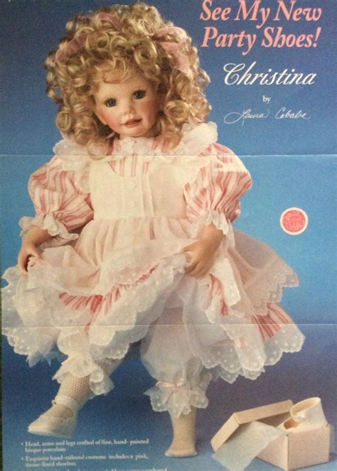 Hamilton Collection Christina Porcelain Doll Wbox Coa 16 Laura Cobabe