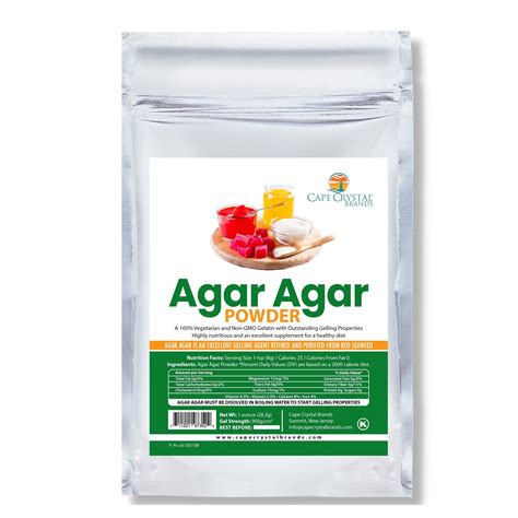 Agar Agar Powder 1 Oz By Cape Crystal Brands Thickens And Gels