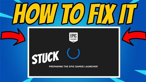 How To Fix Epic Games Launcher Stuck On Preparing Youtube