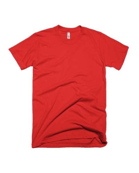 Red Plain T Shirt