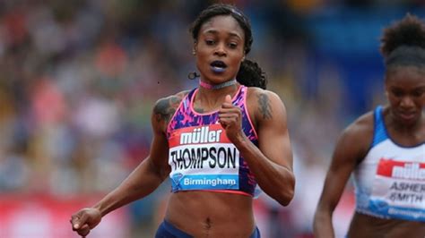She sped to a 10.61 time, beating. Elaine Thompson | Loop News