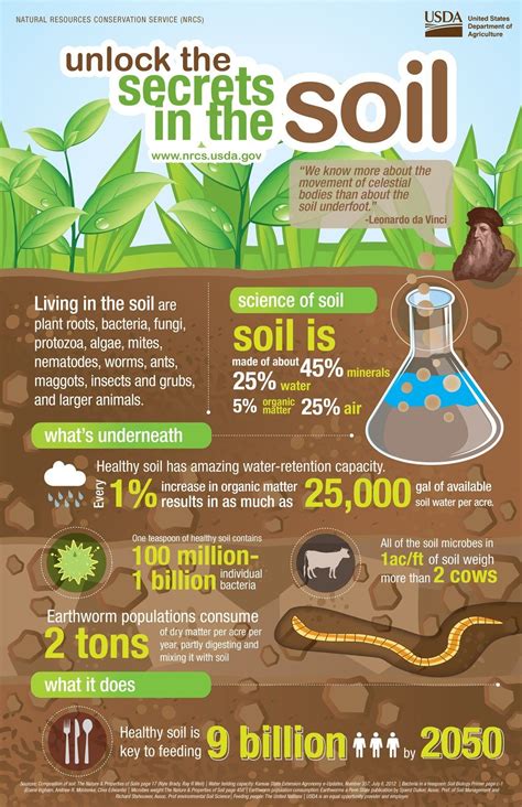 Fabulous Infographics About Soil Health Infographic Soil Health