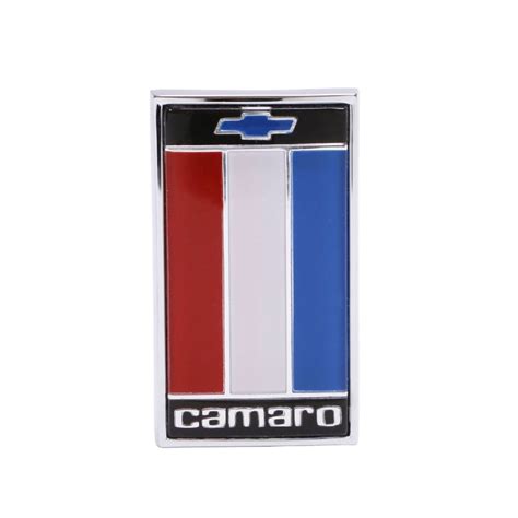 1975 77 Camaro Header Panel Emblem Red White And Blue Gm Licensed