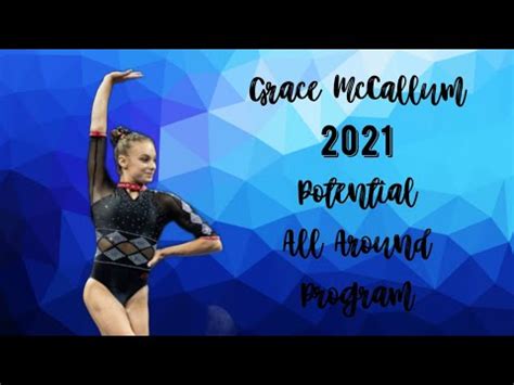 Olympic team trials at the dome at america's center on sunday, june 27, 2021, in st. Grace McCallum (USA) 2021 Potential All-Around Program ...