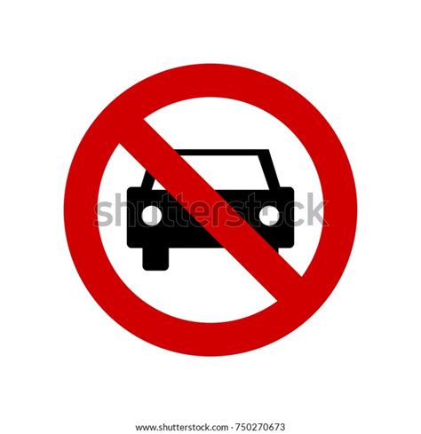 No Parking Sign Vector Stock Vector Royalty Free 750270673 Shutterstock