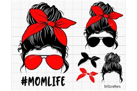 Messy Bun Svg With Glasses Free Svg Cut Files Appsvg My Xxx Hot Girl