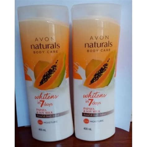 Avon Papaya Naturals Whitening Papaya And Soy Milk 400ml Lazada Ph