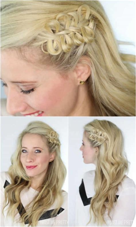 Look like a christmas angel with this next hair idea. 12 Super Cute DIY Christmas Hairstyles For All Lengths ...