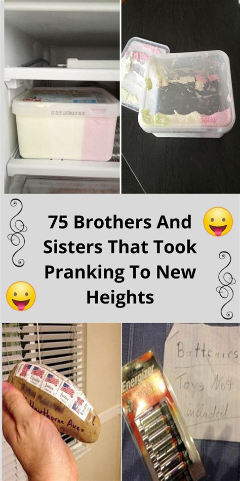 Best Pranks Ever Good Pranks Hilarious Funny 75th Siblings