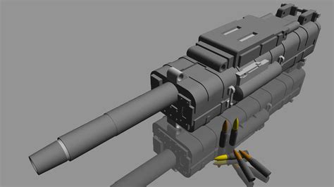 Rheinmetall Borsig Mk 108 30mm Cannon 3d Warehouse