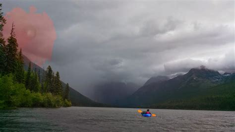 A View From The North Coast Logging Lake And Grace Lake In Glacier