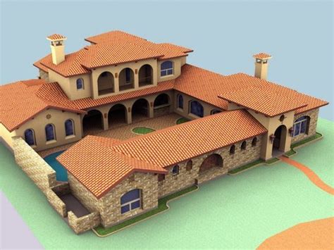 Casa del quetzal offers 5 bedroom suites and old world luxury & romance in traditional hacienda style. Plan 36186TX - Luxury With Central Courtyard - Google ...