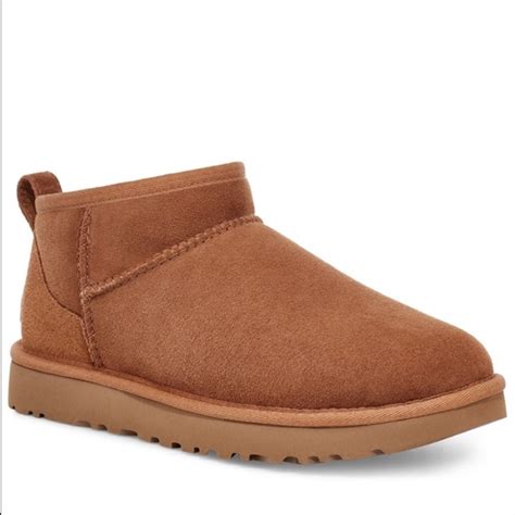 Ugg Shoes Ugg Classic Ultra Mini Boots In Chestnut New In Box