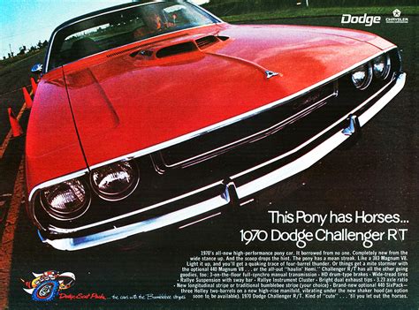1970 Dodge Challenger Ad Classic Cars Today Online
