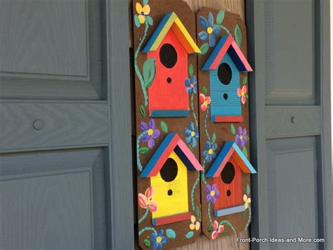Spring Porch Decorating Ideas Birdhouses
