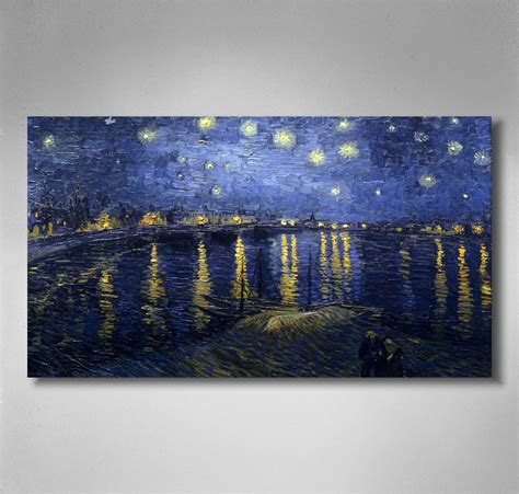 Vincent Van Gogh Zvezdana Noć Nad Romnom Stikeri I Slike Na Platnu