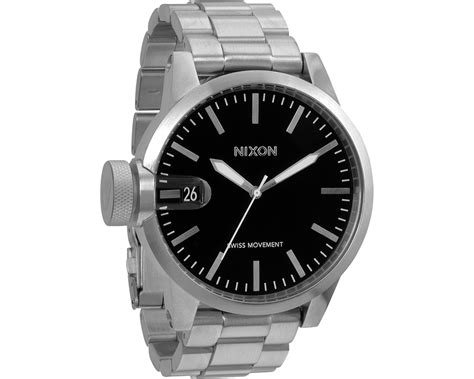 Nixon The Chronicle Ss Black A198 1000 Montres Outdoor Et Gps Iceoptic
