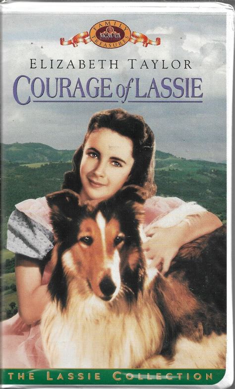 Courage Of Lassie Elizabeth Taylor Vhs Tape Eisenhauer Market Space