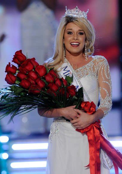 Miss America 2011miss Nebraska Teresa Scanlan Crowned Miss America