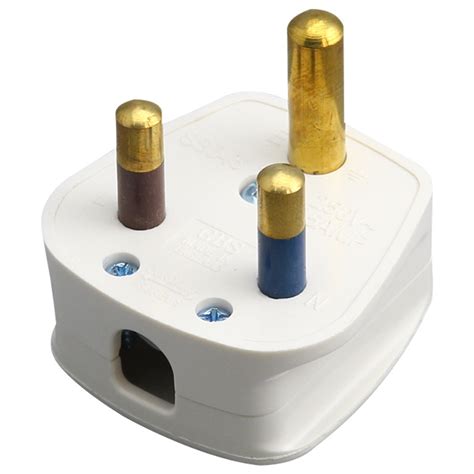 Three Pin Cylinder 15a Power Plug Uk Plug
