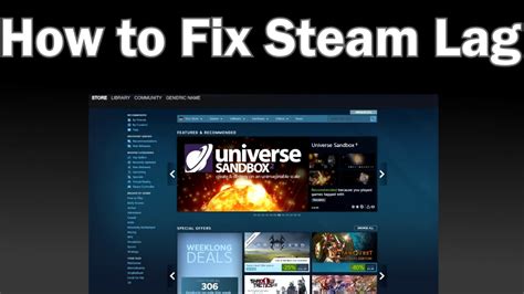 How To Fix Steam App Lag Slow Down Pc Youtube