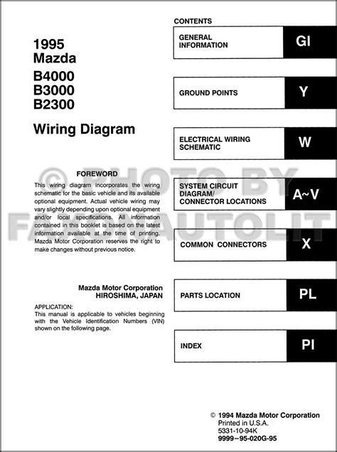 1995 Mazda B2300 Wiring Diagram Toughinspire