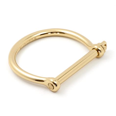 Gold Classic Screw Cuff Bracelet Bijouone