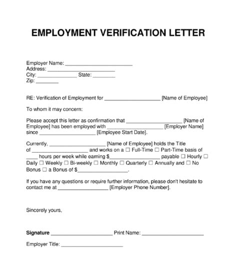 Yahoo employment format and visa scam conclusion: Employment Verification Letter - Income & More