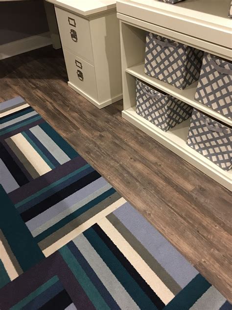 Vinyl flooring looks just like the tile! | Vinyl flooring, Flooring, Tiles