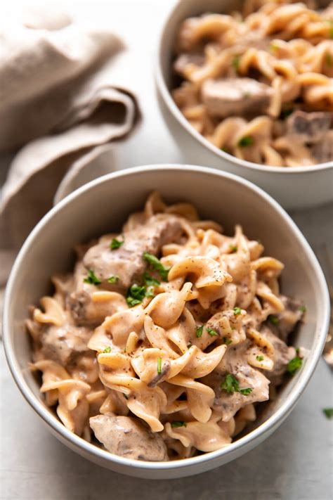 Worlds Best Beef Stroganoff With Sour Cream Modern Crumb