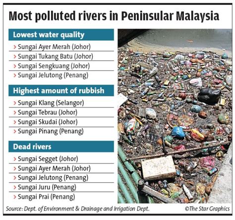 They get sick because the fish that live in polluted water are unsafe to eat. Rivers of filth and garbage | The Star
