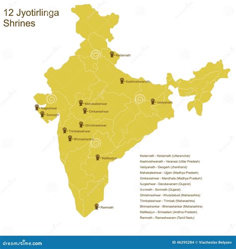Twelve Jyotirlinga Shrines Important Shaivite Pilgrimage Places Zohal