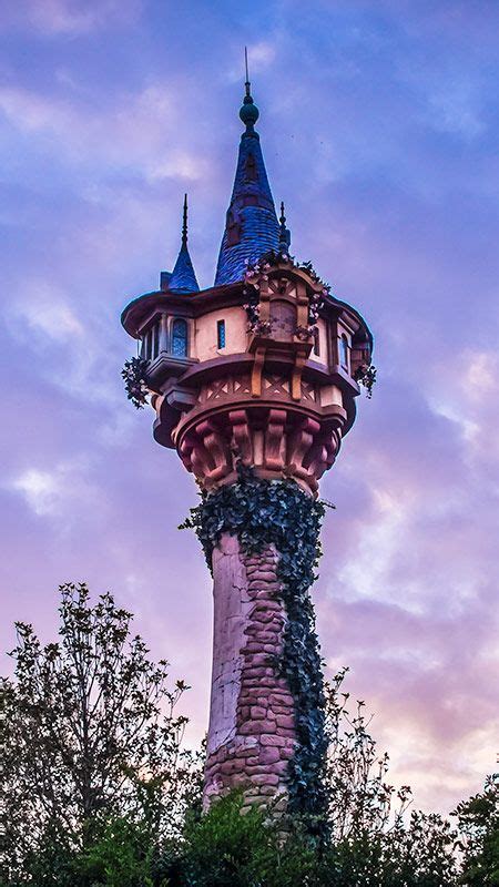 Rapunzels Tower In The Magic Kingdom Burnsland Disney World