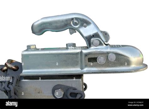 Close Up Of A Boat Trailer Hitch Stock Photo Alamy