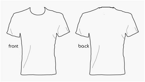 Blank T Shirt Front And Back Royalty Free Svg Cliparts Vectors And
