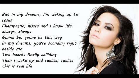In Real Life - Demi Lovato Lyrics - YouTube