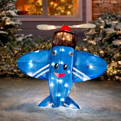 Maybe you would like to learn more about one of these? Rudolph Misfit Toy Airplane 24" 3-D Tinsel Outdoor ...