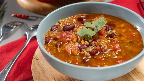 Spicy Beef Chili Soup Recipe