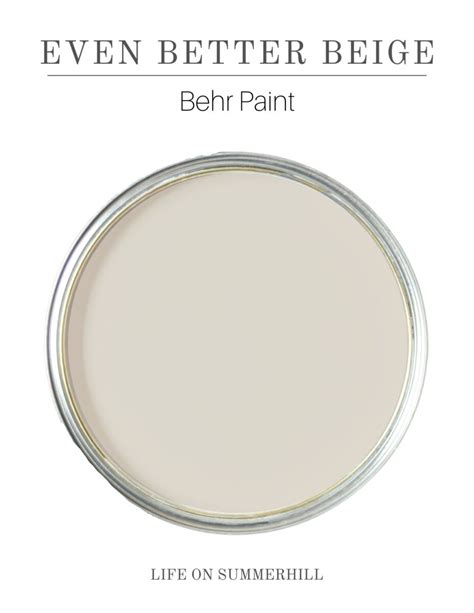 Popular Behr Beige Paint Colors For A Warm Aesthetic