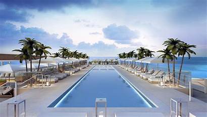 Miami Beach Hotel Pool South Water Sky