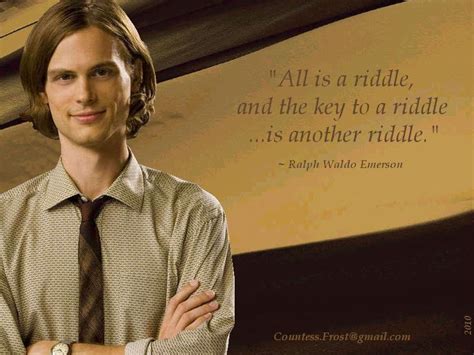 The belief in a supernatural source of evil is not necessary. All is a riddle - Criminal Minds Wallpaper (13678512) - Fanpop