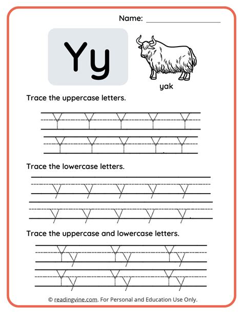 Letter Y Worksheets For Preschool Free Printable