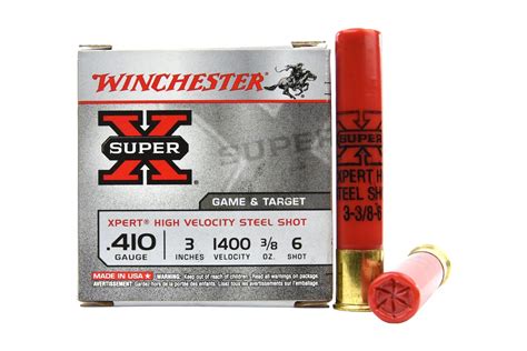 Winchester Bore In Oz Shot Super X Xpert High Velocity Steel Box Sportsman S