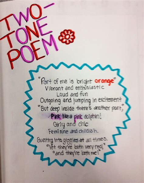 Two Tone Poem Grade 10
