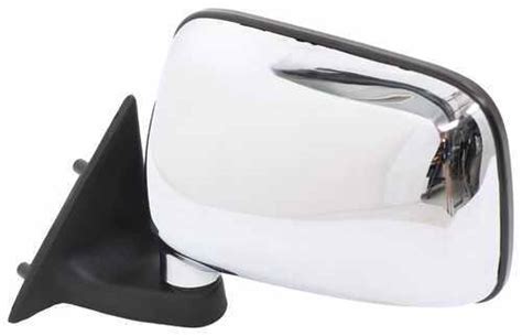 K Source Replacement Side Mirror Manual Blackchrome Driver Side K Source Replacement