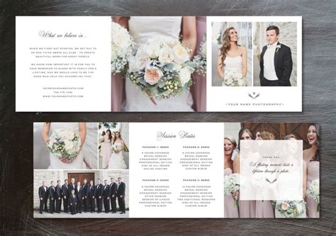 The template will load onto the editor where you can. Free Photography Template | Wedding photography pricing ...