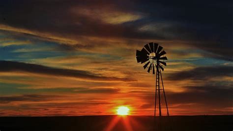 Kansas Windmill Sunset Near Lucas Photograph By Greg Rud Fine Art America
